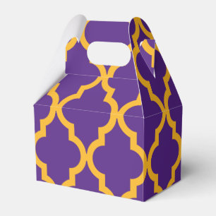 Ballotins Motif marocain : Pourpre et or