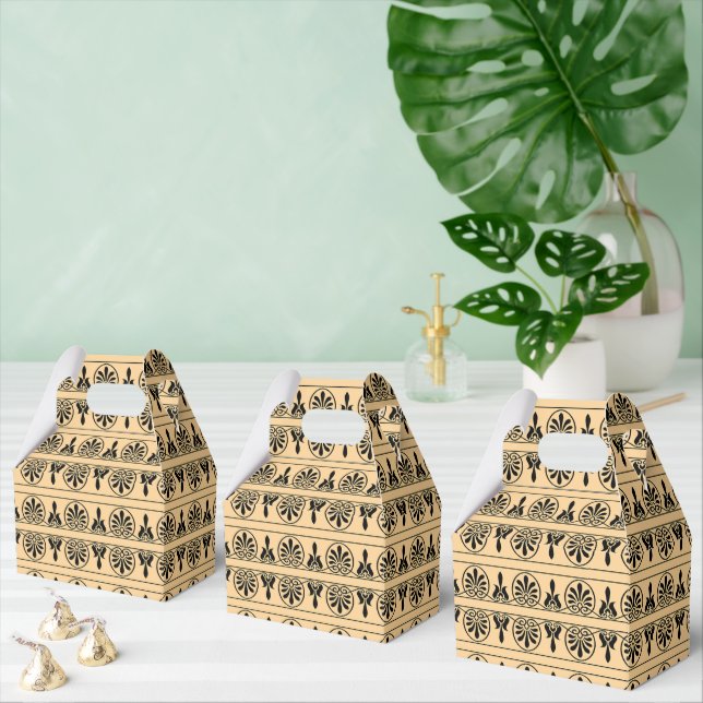 Ballotins Motif méditerranéen grec Arabesque Brown (Multiple)