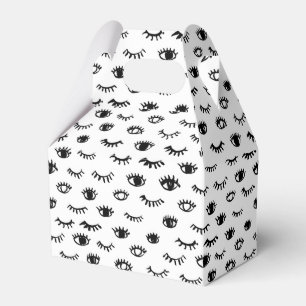 Ballotins Motif mignon de cil de griffonnage