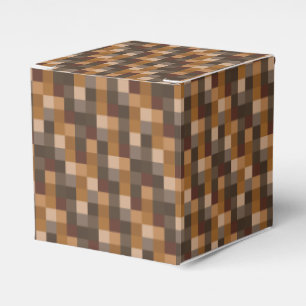 Ballotins Motif Pixels Brown