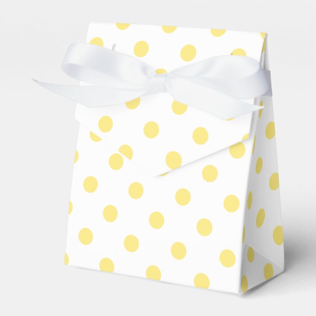Ballotins Motif Pois jaune (Verso)