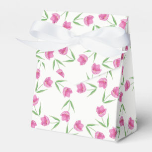 Ballotins Motif rose de tulipes d'aquarelle