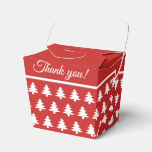 Ballotins Motif rouge/blanc de police d'arbre de faveur de