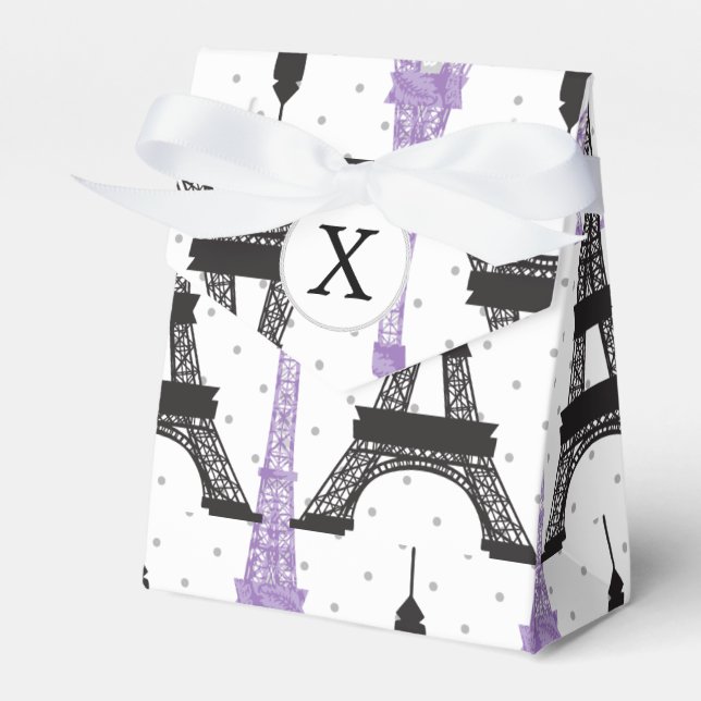 Ballotins Motif Tour Eiffel Chic violet Monogram (Verso)