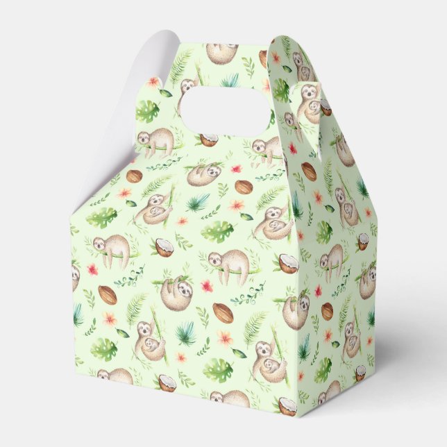 Ballotins Motif Tropical Coconut Sloth (Verso)