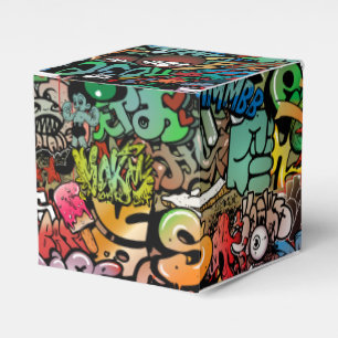 Ballotins Motif urbain de caractères de graffiti d'art de