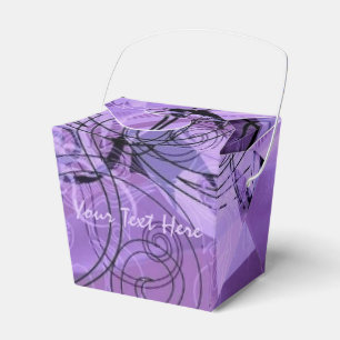 Ballotins Motif violet et noir Sortir Ballotin