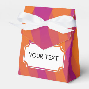 Ballotins Motif - violet orange + votre texte