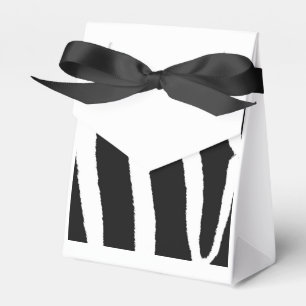 Ballotins Motif zèbre noir et blanc classique