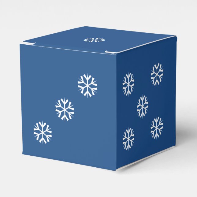 Ballotins Mouche à six côtés avec Ballotin de snowflakes bla (Verso)