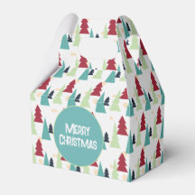 Multicolor Christmas Trees Pattern