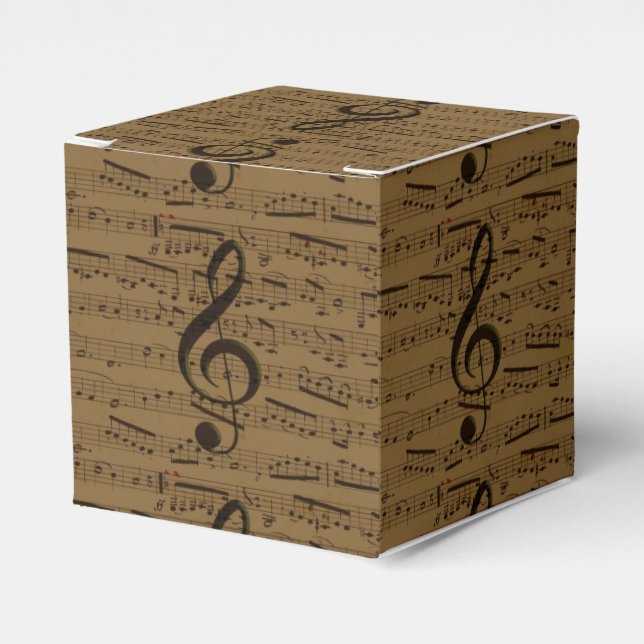 Ballotins Musical Treble Clef Sheet Musique Classique (Verso)