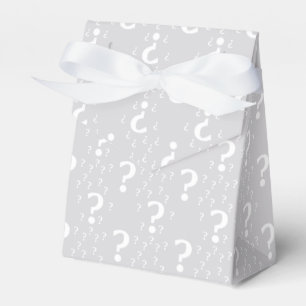 Ballotins Mystère point de question énigme puzzle gris clair