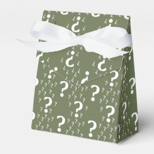 Ballotins Mystère question marque énigme puzzle vert olive