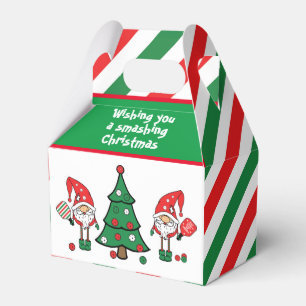Ballotins nains de Noël pickleball, texte personnalisé