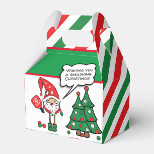 Ballotins nains de Noël pickleball, texte personnalisé gable