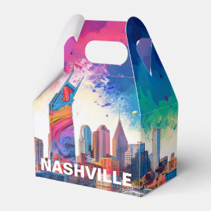 Ballotins Nashville Skyline Art Abstrait