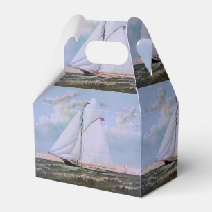 Ballotins Navire de voile antique sloop yacht voilier océan