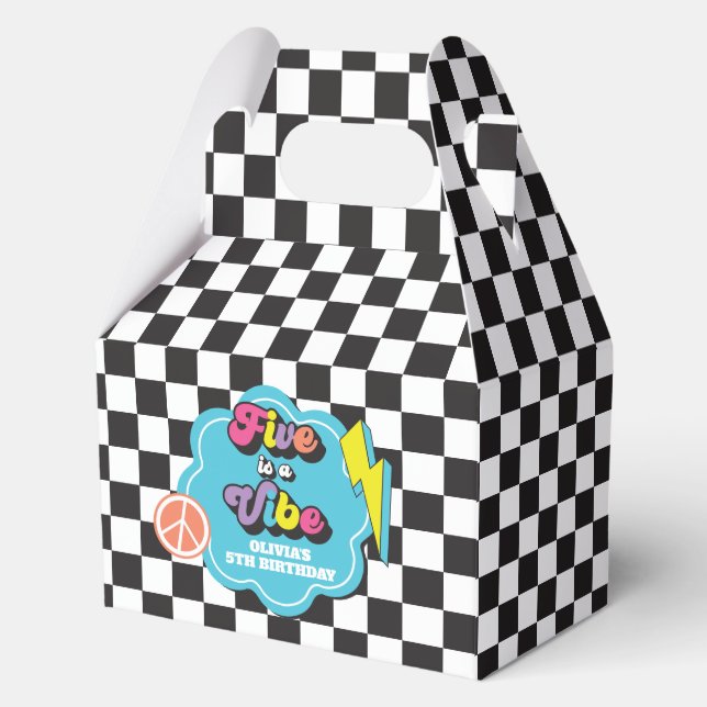 Ballotins Neon 90s Retro Five est un Vibe 5e anniversaire (Recto)