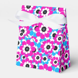 Ballotins néon floral clair motif crimson lumineux et bleu