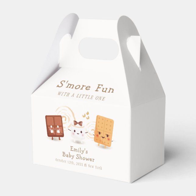 Ballotins Neutral Whimsical S'more Baby shower amusant (Verso)