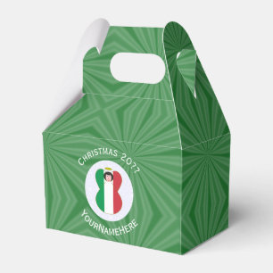 Ballotins Noël Ange Pignon Drapeau Italien