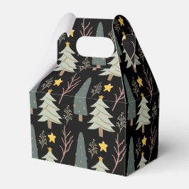 Ballotins Noël Arbres Hiver Motif Party Woods Moderne