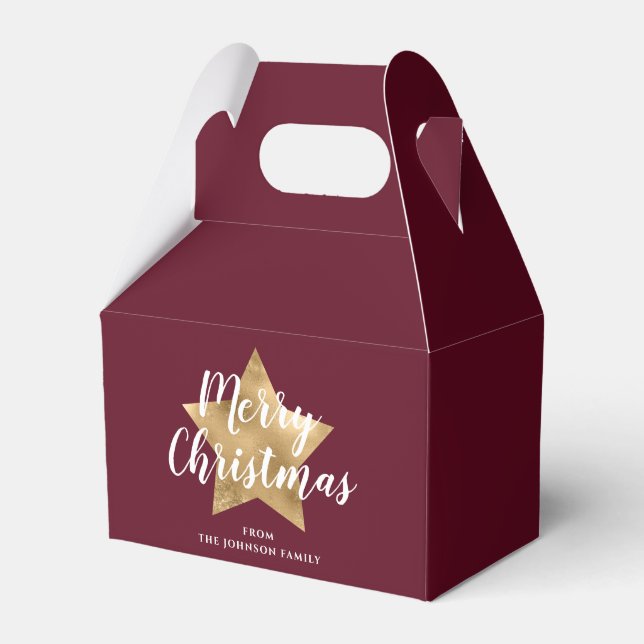 Ballotins Noël de l'étoile d'or de Bourgogne moderne (Verso)