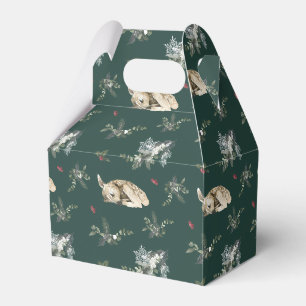 Ballotins Noël des cerfs de bois d'hiver