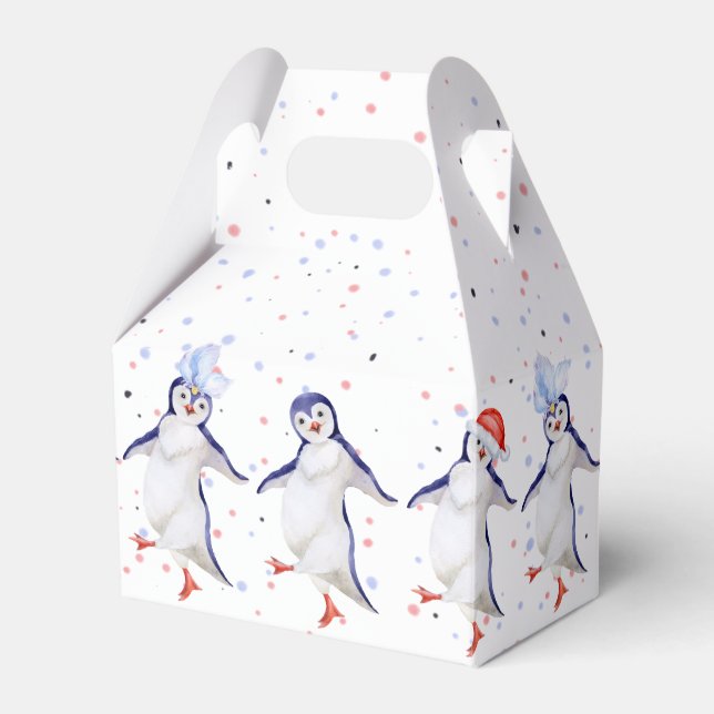 Ballotins Noël des mignons pingouins dansants (Verso)