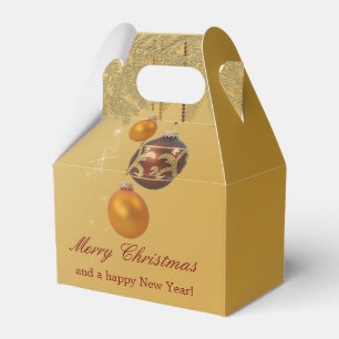 Ballotins Noël élégant doré