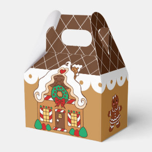 Ballotins Noël en pain d'épice Maison boîtes cadeaux