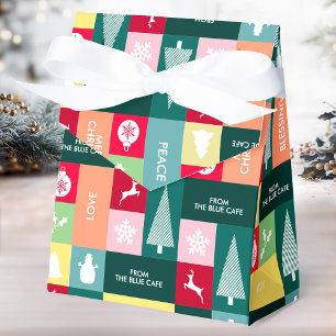 Ballotins Noël Joyeuses Fêtes Moderne Nom d'entreprise