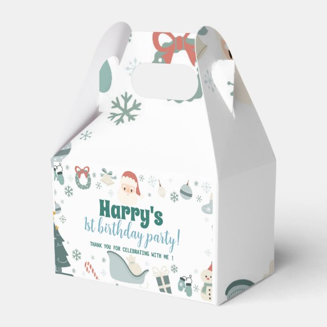 Ballotins Noël Père Noël fête d'anniversaire Ballotin (Arrière)