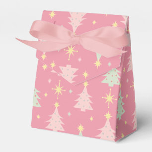 Ballotins Noël rose et vert des années 1950