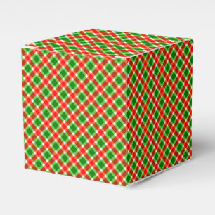 Ballotins Noël rouge et vert plaid