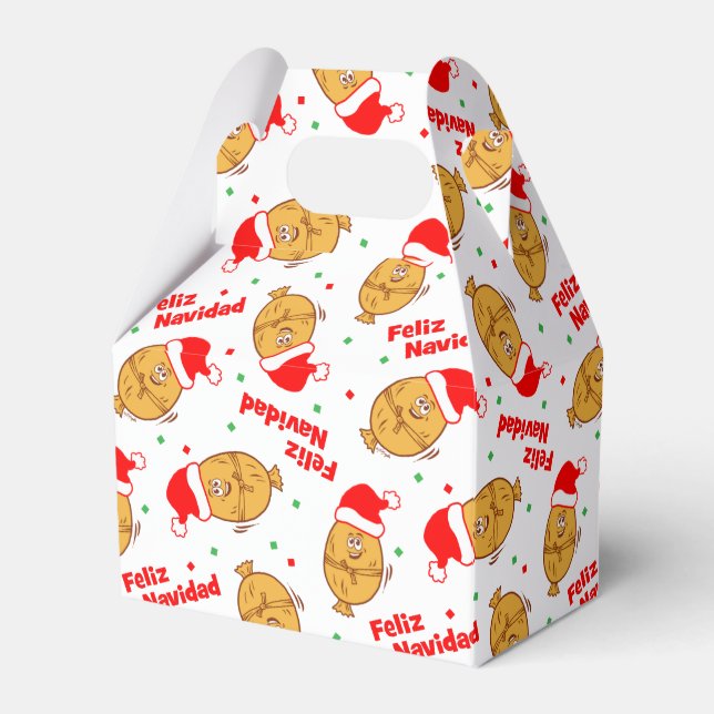 Ballotins Noël Tamales Motif (Verso)