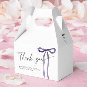 Ballotins Nœud papillon violet pour mariage de noces Gable