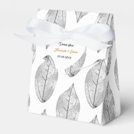 Ballotins Noir Blanc Foil Mariage Faveur Merci