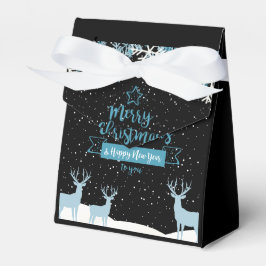 Ballotins Noir Bleu Joyeux Ballotin de Noël