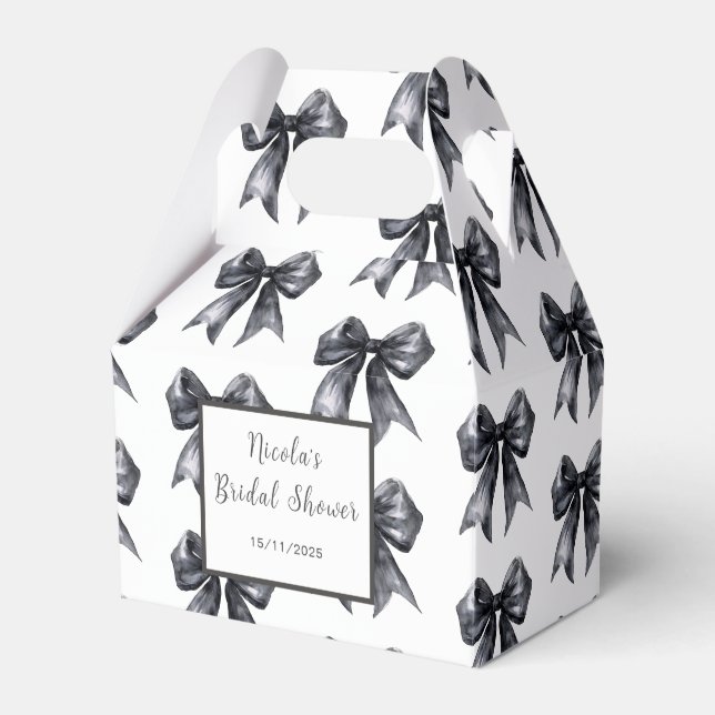 Ballotins Noir Coquette Arc Bridal Shower (Verso)