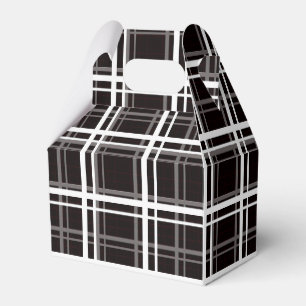 Ballotins Noir Fenêtre Plaid Grid Stripes Design Motif