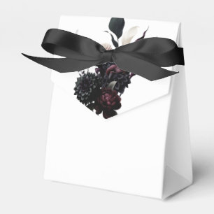 Ballotins Noir Moody Romantique mariage floral Favoriser