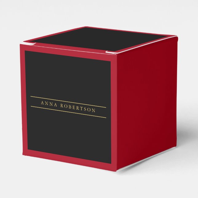 Ballotins Noir rouge or couleurs Professional Chic Minimalis (Verso)