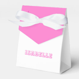 Ballotins Nom, coeur patché motif anniversaire rose blanc