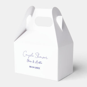 Ballotins nom de douche de couple date violet tendance simpl