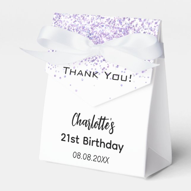 Ballotins Nom de lavande blanche merci (Verso)