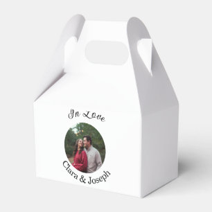Ballotins nom de photo circulaire de couple amoureux mariage