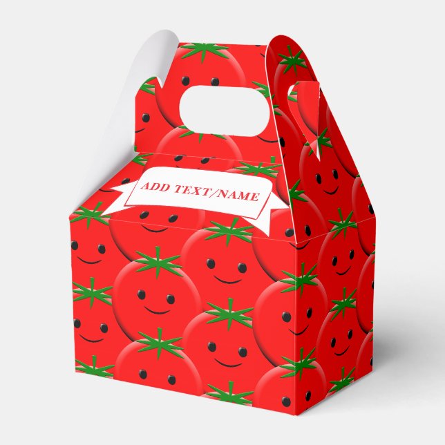 Ballotins Nom personnalisé du Motif Red Tomato (Verso)