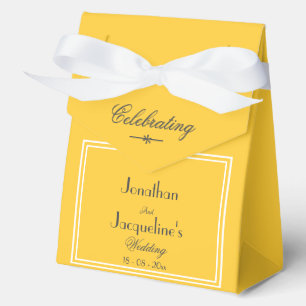 Ballotins Noms écrits en noir sur fond jaune blanc ensoleill